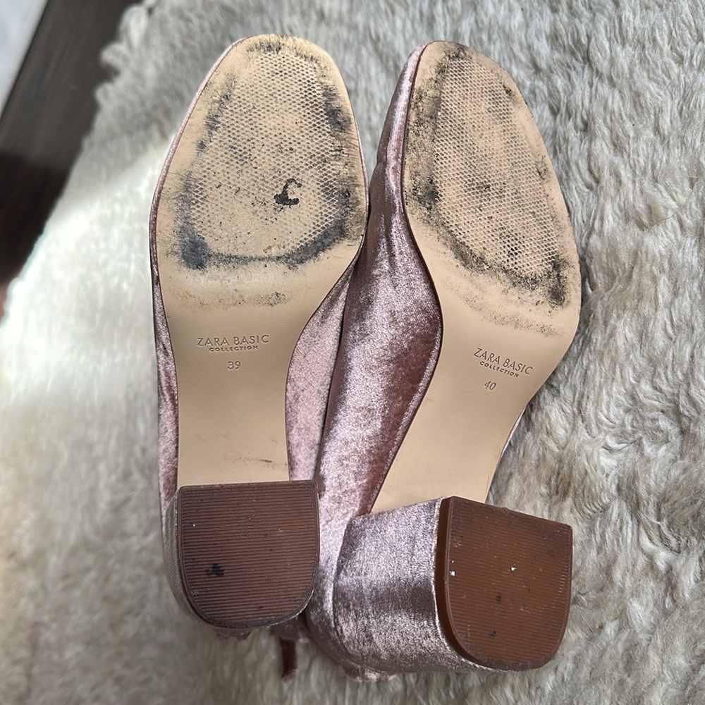 Zara Velvet Boots - Picture 7 of 13